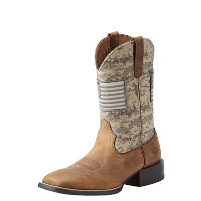 Ariat Sport Patriot Kahverengi Western Csizma Erkek (30774-438)